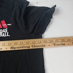 Adidas Men’s Regular-Fit Football Logo Graphic T-Shirt Black Size XL JD8216