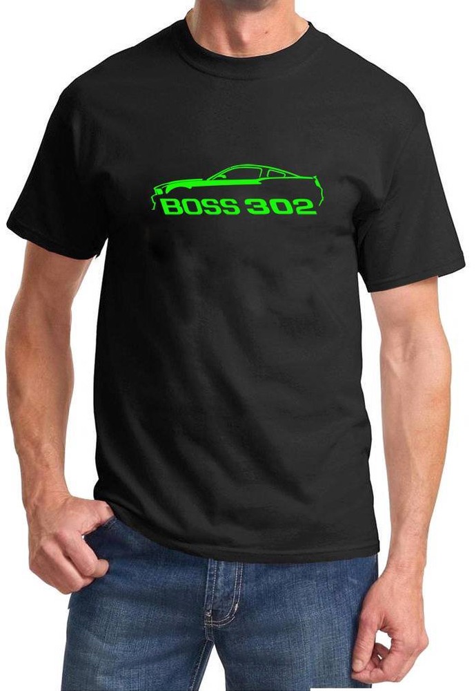 2012 2013 Ford Mustang Boss 302 Color Tshirt Design NEW FREE SHIPPING