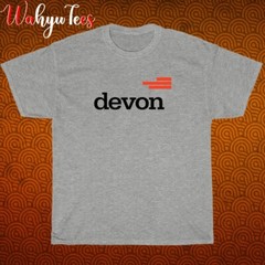 New Devon Energy Logo Black/Grey/Navy/White Size S-5XL Unisex T-Shirt