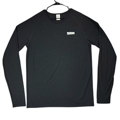 Teton Gravity Research Shirt sz XXL Mens Black Logo Base Layer Performance Wool