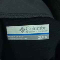 Columbia Shirt Mens XL Omni-Wick Black 1/4 Zip Pullover Performance Long Sleeve
