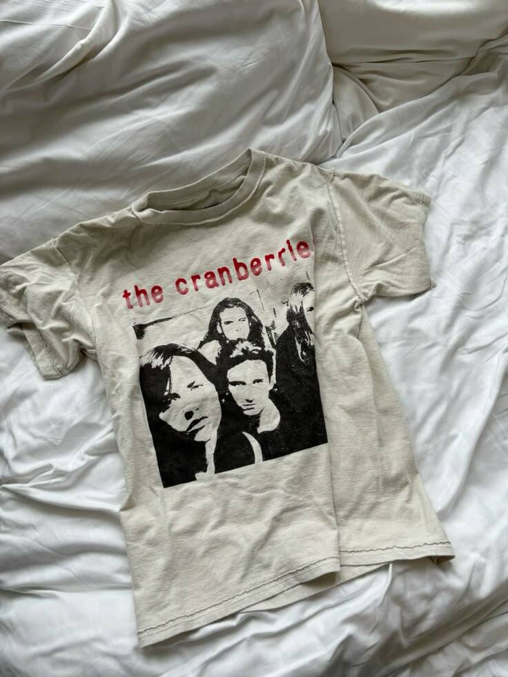 Remake The Cranberries band 90s Rare design White T shirt classic NH19239
