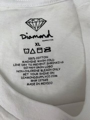 Men’s Diamond Supply Co Logo Men Graphic White T Shirt Size XL