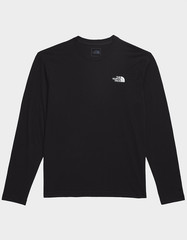 The North Face Men’s Evolution Long-Sleeve Logo T-Shirt – TNF Black-Small