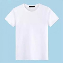 Universal Men’s Polyester Fiber Plain Crew Neck Tee Short Sleeves T-Shirt M-5XL