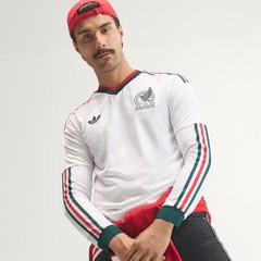 Adidas Mexico 2026 Match Away Men’s Soccer Authentic Long-Sleeve Jersey JZ2769