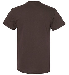Gildan Heavy Cotton 5.3 oz. Adult Unisex T-Shirt (G500), Dark Chocolate, Small