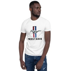 Ford Mustang T-Shirt 100% ring-spun cotton Short Sleeve Unisex t shirt