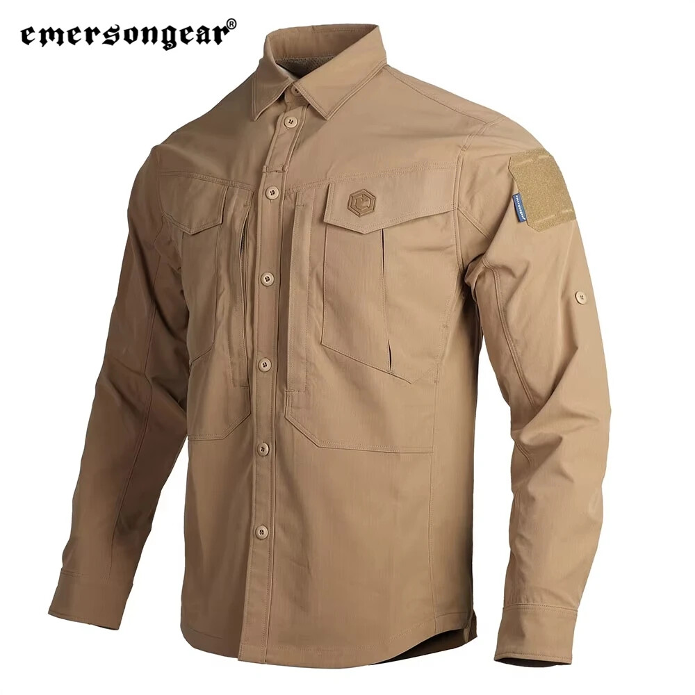 Emerson Blue Label Tactical Shirt Mens Long Sleeves Hunting Hiking Casual Tops