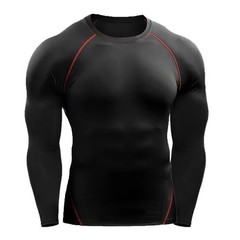 Mens Rash Guard Shirts Quick Dry Swim Shirts UV Protection Long Sleeve T-Shirts
