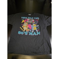 Bluey Bandit Shirt Adult XL Black This Was The 80’s Man Retro Graphic T-Shirt