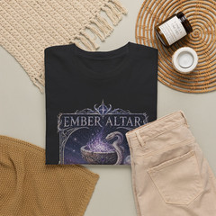 Ember Altar Serpent Chalice Dark Fantasy Graphic T-Shirt