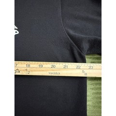 Louis Vuitton Mens Black Logo Knit T-Shirt RM222E OY8 HNN42X Made in Italy Sz M