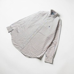 Ralph Lauren BLAKE Striped Long Sleeve Shirt for Men Medium