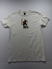 Benito Bowl T Shirt Football Inspired White Mens Small Preowned