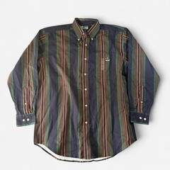 NWT Vintage Ivy Crew Western Striped Long Sleeve Button Up Size M