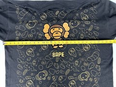 Bape x Kaws Milo Animal Kingdom Black Shirt Men 4XL Tall Pro Champ Tag *Preowned