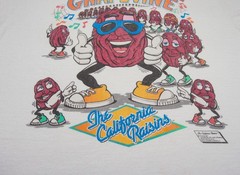 Vintage California Raisins Shirt Mens XLarge White Graphic Tee Grapevine 80s