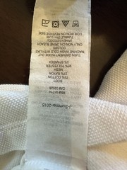 Armani Exchange T-Shirt Mens Large White Crew Neck Cotton/Rayon Tee