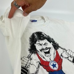 Vintage Converse T Shirt 1980s New York Jets Mark Gastineau Single Stitch Size S