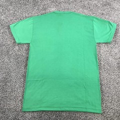 Vintage Russell Athletic Shirt Mens Small Green NuBlend Henley Short Sleeve