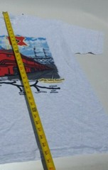 Vtg Train Lehigh Valley Railroad T Shirt 604 Daylight Sales.
