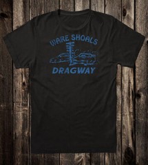 Retro Hot Rod Tee T Shirt 100% Cotton Drag Race Racing Ware Shoals Dragway SC