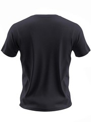 1pc Men’S Casual French Quote T-Shirt Summer Top Geometric Pattern Round Neck ♮