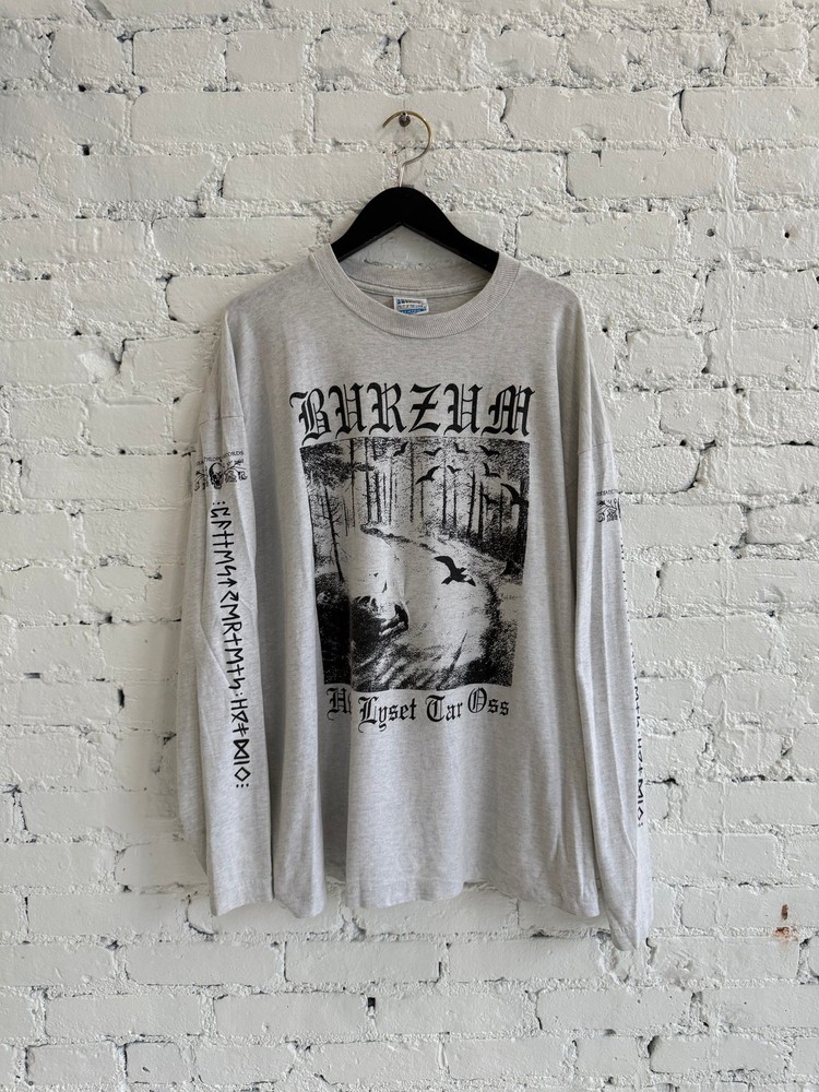 Vintage 1994 1BURZUM ‘HVIS LYSET TAR OSS’ T-Shirt All Size