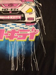 Sanrio Hello Kitty Tokyo Speed BLACK T-Shirt Size Large