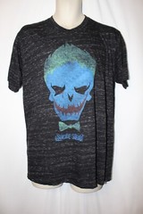 mens suicide squad t-shirt L nwot joker charcoal gray