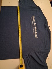 The Late Show With Stephen Colbert Last Show Tee Shirt – Large