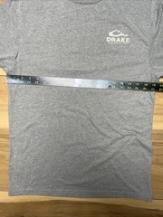 Drake Waterfowl Systems Hunting Gray Longsleeve Graphic T Shirt Size Medium