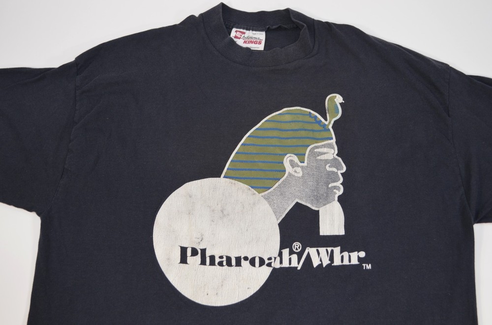 Vintage Pharoah/Whr Egypt Egyptian Black Single Stitch 90’s Faded Shirt