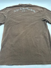 Sean John T-Shirt Men 2XL Brown Graphic Print Logo Embroidered ..#29914
