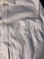 Brooks Brothers Milano Dress Shirt 17-35 White Non-Iron Supima Cotton Men’s