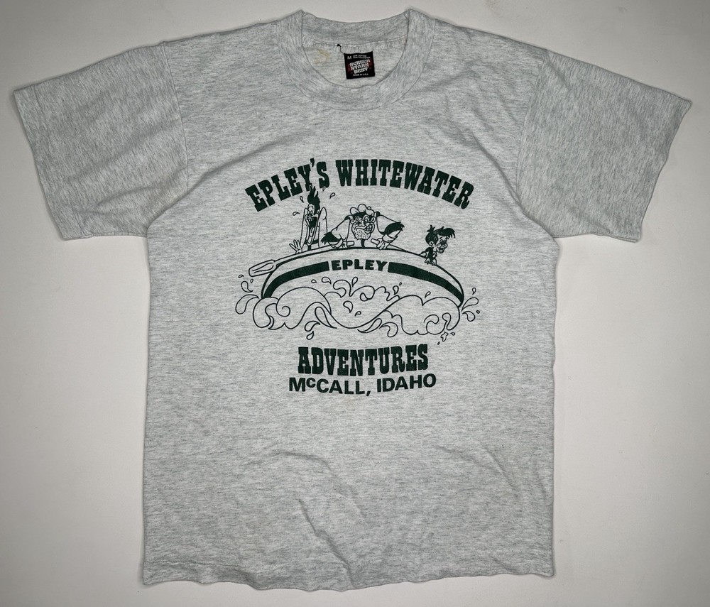 Vintage Epley’s Whitewater Adventures McCall Idsho Single Stitch T-Shirt M