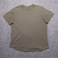 Buck Mason Shirt Mens Medium Green Cotton Crew Neck Tee Drop Cut USA Huckberry
