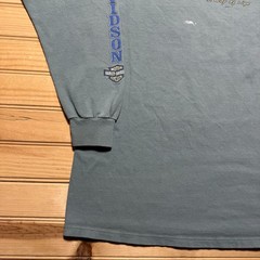 Vintage Y2K 2000 Harley-Davidson Shreveport Louisiana Long Sleeve Biker Shirt XL