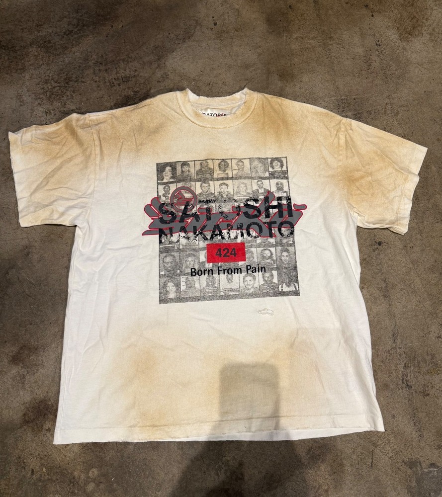 Satoshi Nakamoto X Sicko X 424 Friends & Family Tee Size Large