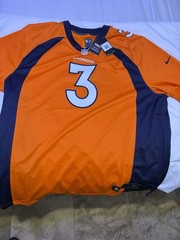 Nike Denver Broncos Russell Wilson Jersey Mens 3XL Orange NEW NFL