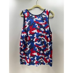 Home Free Florida Men’s Fourth Of July Tank Top Patriotic Sz L Red White & Blue