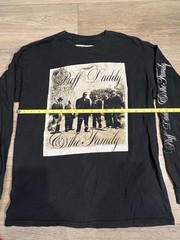 Puff Daddy & The Family No Way Out Hip Hop Black Long Sleeve T-Shirt Sz MEDIUM