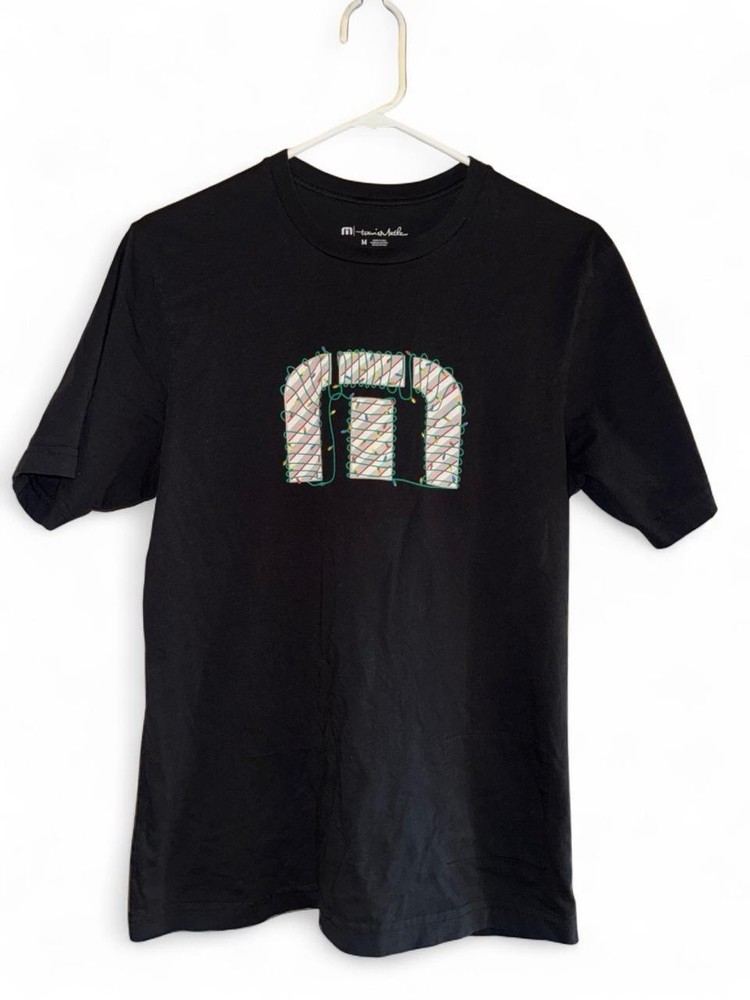Travis Mathew Christmas Holiday Lights T-shirt
