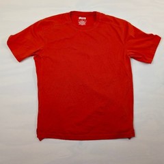 Lot Of 2 Duluth Trading Gray/Red Coolmax Short Sleeve T-shirt Size Large