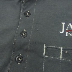 Bulwark Shirt Mens Large Gray Henley FR Fire Resistant IQ Westex Pocket Cat 2