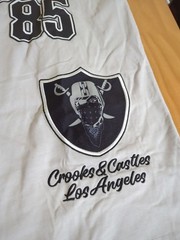 Crooks And Castles Los Angeles Raiders T Shirt Men’s Size Medium M New NWT