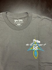 Men’s Ed Big Daddy Roth Rat Fink Flying Eye Hot Rod Gray Cotton T-Shirt M-3XL