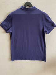 J Lindeberg Regular Fit Classic Designer Polo Pique Cotton Size Large Golf Navy