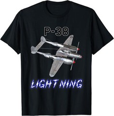 NEW LIMITED P-38 Lightning USAF Warbird WW2 Plane Gifts Tee T-Shirt S-5XL